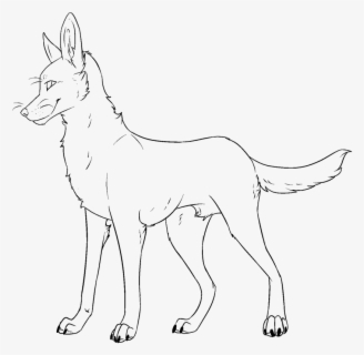 Lineart Fire Dog - Line Art , Free Transparent Clipart - ClipartKey