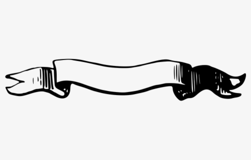 Free Black Ribbon Banner Clip Art with No Background - ClipartKey