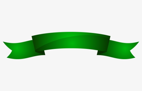 Green Ribbon Banner Clip Art - Green Ribbon Banner Png , Free ...