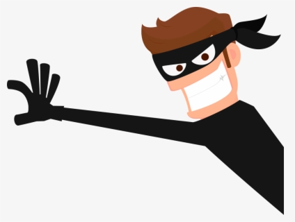 Thief Clipart - Transparent Background Robber Clipart , Free Transparent  Clipart - ClipartKey
