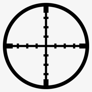 Rifle Scope Crosshairs Png - Sniper Transparent Background Crosshair ...