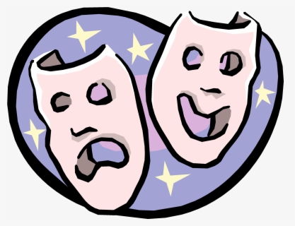 Cartoon Drama Masks Clipart Best - Theatre Masks , Free Transparent ...