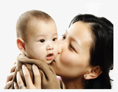 Clip Art Asian Mom And Son - Asian Mum And Baby , Free Transparent