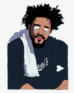 Cartoons Dreamville Coleworld Jcole Freetoedit - J Cole Cartoon Png ...