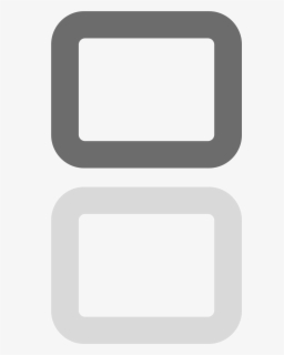 Rounded Rectangle Stroked Icon - Android Phone Screen Png , Free ...
