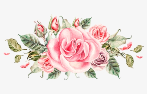 Bouquet Vector Rose Watercolor - Watercolor Peony Flower Png , Free ...