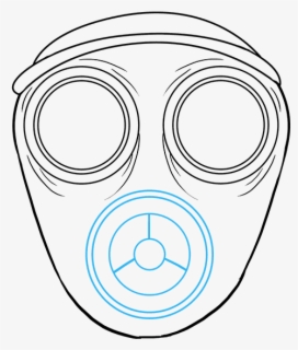 How To Draw Gas Mask - Mascara De Gas Dibujo , Free Transparent Clipart ...