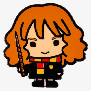 Hermione Chibi Enamel Pin , Free Transparent Clipart - ClipartKey