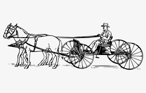 horse pulling wagon coloring pages  horse carriage clipart
