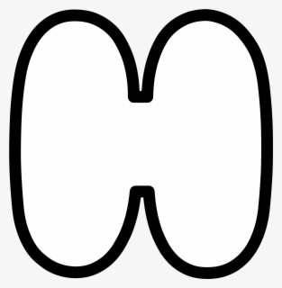 Letter H In Bubble Letters , Free Transparent Clipart - ClipartKey