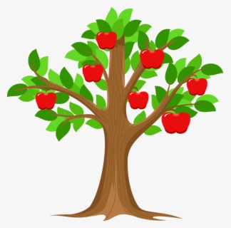 Branch Apple Id Tree Clip Art - Cartoon Apple Tree Clipart , Free ...