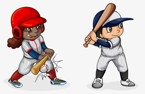 Baseball Bat Stock Photography Clip Art - Girl Playing Baseball Cartoon ...