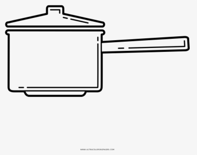 Saucepan Coloring Page - Icon , Free Transparent Clipart - ClipartKey