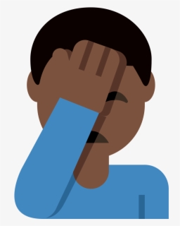 Transparent Facepalm Png - Man Face Palm Emoji , Free Transparent