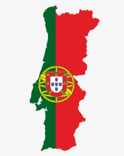 Portugal Map With Flag , Free Transparent Clipart - ClipartKey