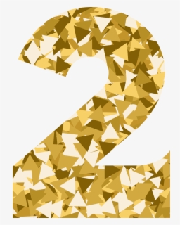 The Number Two Free Clip Art - Yellow Number Two , Free Transparent ...