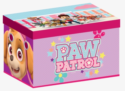 paw patrol toy box girl