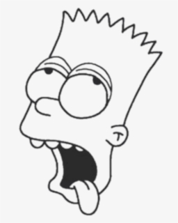 Bape Drawing Bart Simpson - Bart Simpson Sad Drawing Easy , Free ...