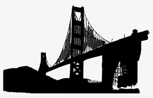 Suspension Bridge Drawing Clipart , Png Download - Suspension Bridge ...