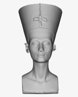 Vector Illustration Of Ancient Egypt Nefertiti Bust - Nefertiti Vector ...