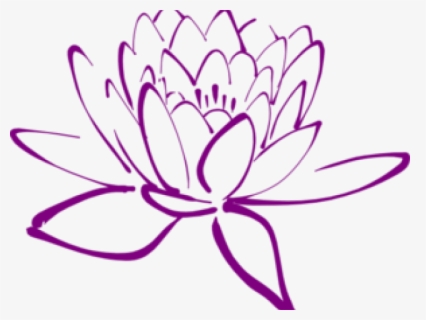 Lotus Clipart Calligraphy - Vector Lotus Flower Png , Free Transparent 