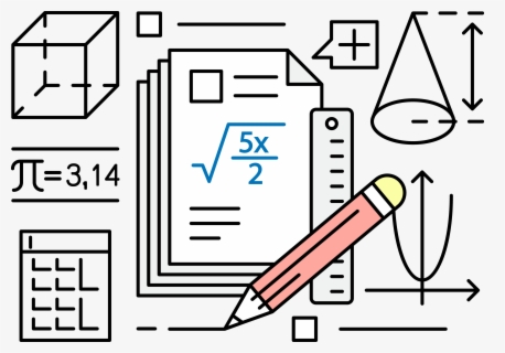Cartoon Solving Math Problems , Free Transparent Clipart - ClipartKey