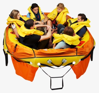 People In A Life Raft , Free Transparent Clipart - ClipartKey