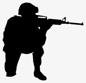 Soldier Wall Decal Sticker Military - Black Soldier Cut Out , Free ...