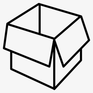 Packaging Box Opened Outline Comments - Outline Images Of Box , Free ...