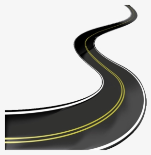 Transparent Highway Clipart Black And White - Roads Vector , Free ...