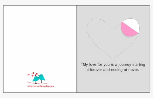 Cute Printable Love Cards , Free Transparent Clipart - ClipartKey