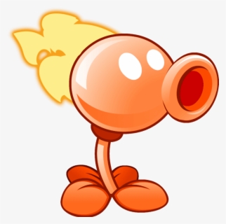 Plants Vs Zombies Fire Peashooter , Free Transparent Clipart - ClipartKey