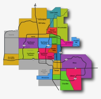 Real Phoenix Neighborhood Maps - Map Of Phoenix Neighborhoods , Free ...