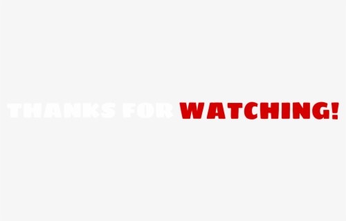 Transparent Thanks For Watching Png Thanks For Watching Png Free Transparent Clipart Clipartkey