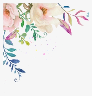 Beautiful Download Pink Flower Wedding Vector Invitation - Watercolor 