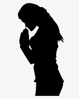 Clipart - Woman Praying Silhouette Png , Free Transparent Clipart ...