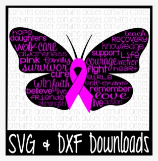 Breast Cancer Butterfly Png - Papilio , Free Transparent Clipart ...