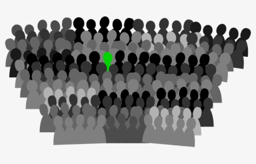 Clipart - Crowd Of People Clip Art , Free Transparent Clipart - ClipartKey
