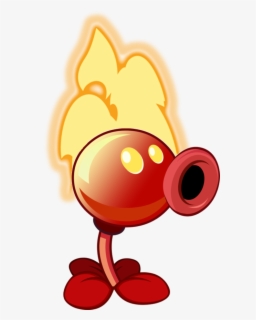 Plants Vs Zombies Fire Peashooter , Free Transparent Clipart - ClipartKey