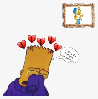 Bart Character Fictional Sadness Simpson Cartoon Depression - Depressed