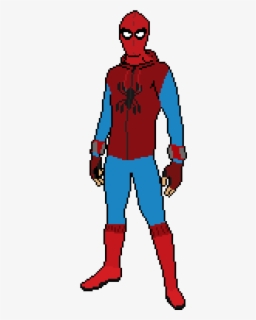 Drawn Spider Man Suit - Homemade Suit Spiderman Homecoming Drawing ...