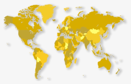 Transparent Global Map Png - Non Western Countries Map , Free ...