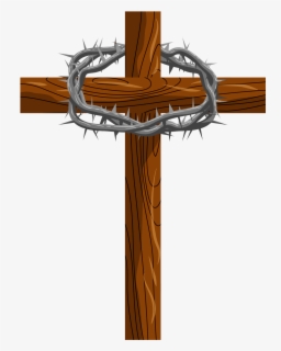 Cross And Thorns Png - Coroa De Espinho Desenho Png , Free Transparent ...