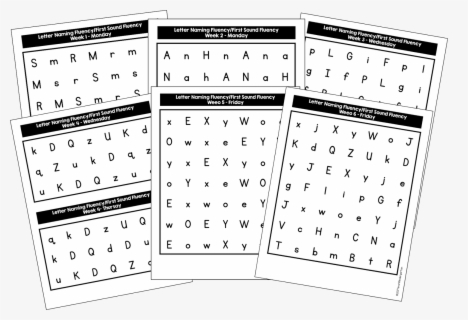 First Sound Fluency Probe First Sound Fluency Practice Pages , Free Transparent Clipart - ClipartKey