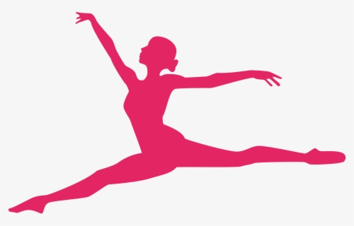 Dancer Silhouette Split Jump Clipart , Png Download - Split Leap Dancer ...