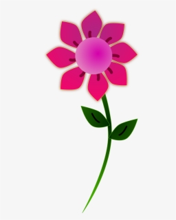 Flowers - Clip - Art - Single Flower Clip Art , Free Transparent 