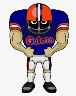 Gator Football Clipart 6 By Leslie - Cartoon Eagles Football Player ...