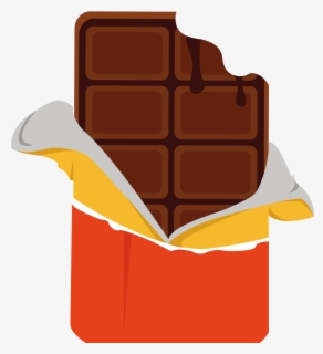 Bar Chocolate Clipart - Chocolate Cartoon Png , Free Transparent 