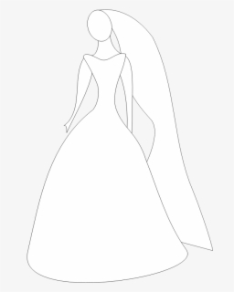 Bride Wedding Dress Clip Art - Design For Marriage Gift , Free ...