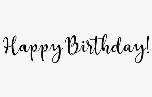 Happy Birthday Word Art - Calligraphy , Free Transparent Clipart ...